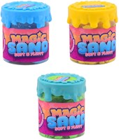 Johntoy sabbia da gioco fluffy sand 450 grammi giocattolo creativo multicolore-3