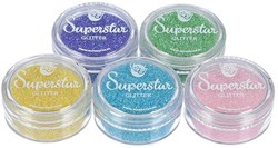 Set tatuaggi glitter unicorno pastello glitter biodegradabili