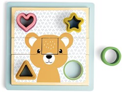 BigJigs puzzle attività in legno - giocattolo educativo per bambini