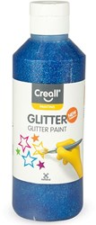 Creall vernice glitter blu 250 ml - pittura creativa per bambini e adulti
