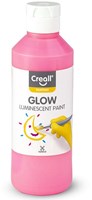 Creall glow vernice luminosa rosa 250ml - Vernice Glow in the Dark