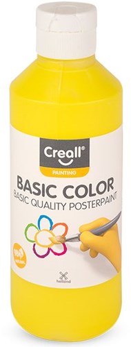 Creall tempera gialla 250ml - pittura per bambini per lavoretti e pittura