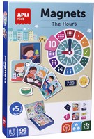 APLI Kids gioco magnetico imparare l'orologio giocattolo educativo orologio