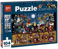 APLI Kids APLI - Forest Observe Puzzle 104 pezzi