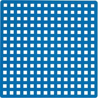 Plus-Plus base blu per costruzioni - piastra base 12 pezzi