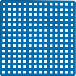 Plus-Plus base blu per costruzioni - piastra base 12 pezzi