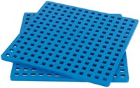 Plus-Plus base blu per costruzioni - piastra base 12 pezzi-2