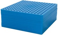 Plus-Plus base blu per costruzioni - piastra base 12 pezzi-3