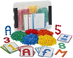 Plus-Plus giocattolo educativo imparare numeri e lettere multicolore