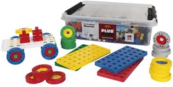 Plus-Plus giocattolo da costruzione BIG mix di ruote - set di mattoncini colorati