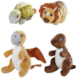 DinoWorld dinosauro peluche giocattolo 14cm multicolore bambini