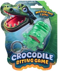 Johntoy gioco coccodrillo portachiavi - giocattolo coccodrillo mordente