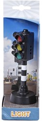 Kids GLOBE semaforo giocattolo con luce e suono 12cm segnale stradale