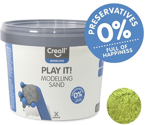 Creall Sabbia Modellabile (Sabbia Cinetica) 750gr Giallo-2