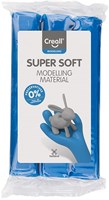 Creall pasta modellabile super soft blu 500 grammi - argilla creativa