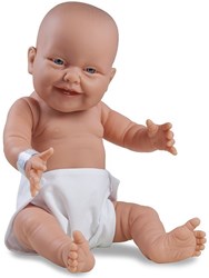 The Doll Factory bambola bebè Mila 45 cm bambina sorridente giocattolo