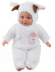 Bambola bebè in costume da pecora - bambola morbida 33cm giocattolo coccolone