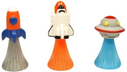 Duckiez pop up giocattolo spazio - palla saltellante colorata per bambini