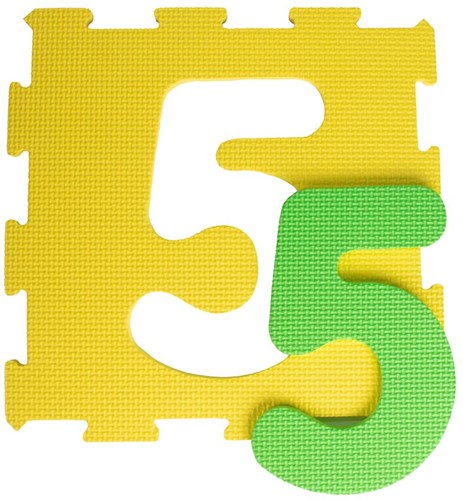 Toi-Toys tappetino da gioco in schiuma tappeto puzzle con numeri - giocattolo educativo-3