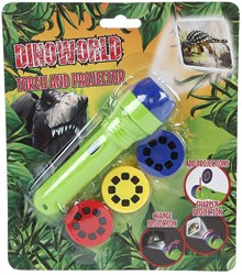 DinoWorld proiettore torcia con 24 immagini 11,5cm giocattolo