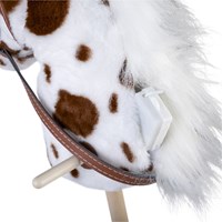 Houten Stokpaardje Gevlekt - 95cm-3
