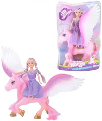Bambola adolescente Toi-Toys con pegasus - giocattolo magico per bambini