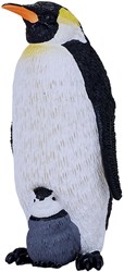 Mojo Sealife giocattolo pinguino imperatore con pulcino - figura educativa