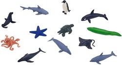 Mojo Animali Marini Mini Set - Sealife 12 pezzi Figure Giocattolo