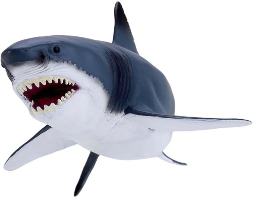 Mojo giocattolo squalo bianco figura Sealife - figura realistica in plastica-2
