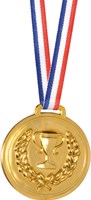 Eduplay medaglia giocattolo - medaglia colorata in plastica per bambini