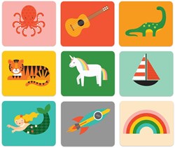 Petit Collage gioco da tavolo - Indovina Chi Sono? Cartone bambini