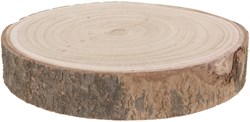 Plateau Paulownia legno disco decorativo 23cm multicolore