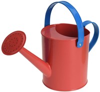 Annaffiatoio giocattolo in metallo per bambini blu per giardino e sabbiera-3