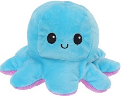 Polpo di peluche reversibile multicolore giocattolo emozioni