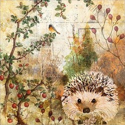 Ambiente tovaglioli riccio autunnale 25cm decorazione tavola carta