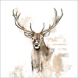 Ambiente tovaglioli di carta Antlers 33cm design ecologico FSC
