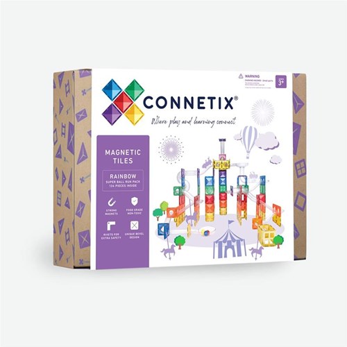 Connetix Piastrelle Magnetiche Pastello Creative 120 Pezzi