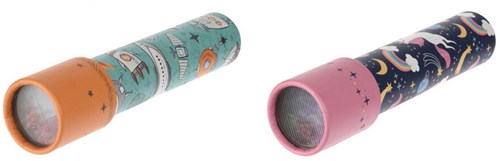 Caleidoscopio giocattolo motivi magici 19cm design cartone