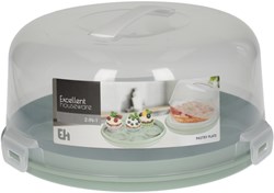 Alzata per torte 2-in-1 scatola torta plastica multicolore contenitore