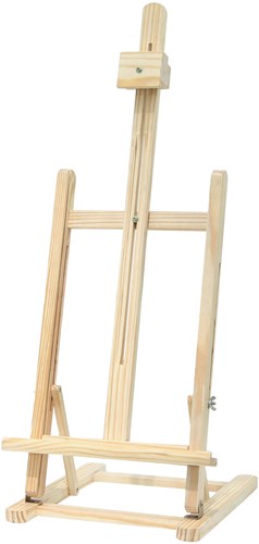 Cavalletto in legno regolabile 56cm accessori pittura modello da tavolo FSC-2