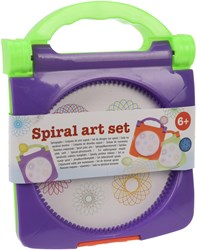 Tekenspiraal spirografo set giocattolo creativo multicolore per bambini
