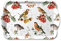 Ambiente vassoio uccelli autunnali 13x21cm vassoio decorativo