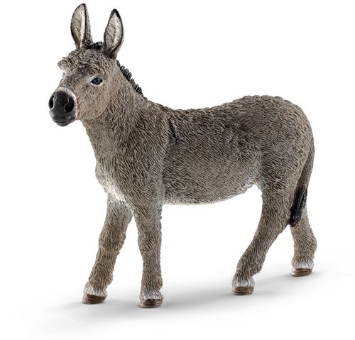 Schleich Farm Life - Asino figura giocattolo per bambini 13772