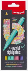 Bruynzeel Bruynzeel 4 evidenziatori pastello 60283104