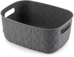 Curver cesta portaoggetti Softex S 4L antracite - cesta in plastica