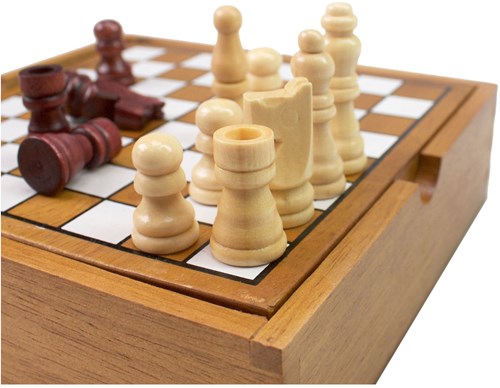 Tactic gioco degli scacchi classico tavola in legno gioco strategico famiglia-3