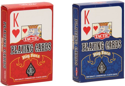 Tactic carte da gioco Big Faces - gioco di carte per bambini e adulti