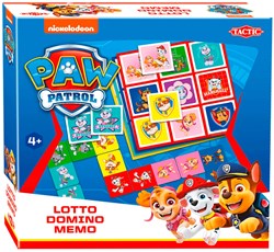 PAW Patrol raccolta giochi 3-in-1 carte lotto domino memo gioco bambini