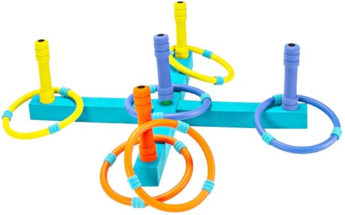 Gioco lancio degli anelli soft schiuma gioco di abilità bambini indoor outdoor-2
