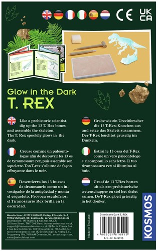 Kosmos Glow in the Dark T-Rex - Set di Scavo Educativo per Bambini-2